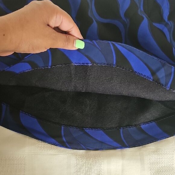 Zara Blue Mini Pencil Skirt for Cocktail Nights - Picture 8 of 16